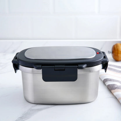 33 Oz Insulated 2-Piece Stainless Steel Lunch Box Food Storage Container with Lid