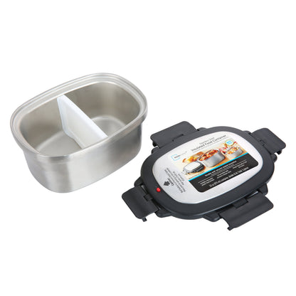 33 Oz Insulated 2-Piece Stainless Steel Lunch Box Food Storage Container with Lid