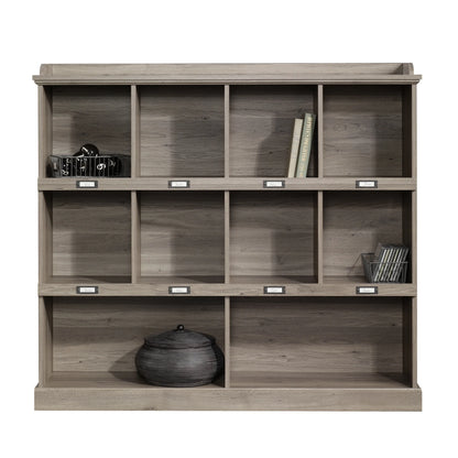 Barrister Lane 10-Cube Bookcase, Iron Oak Finish