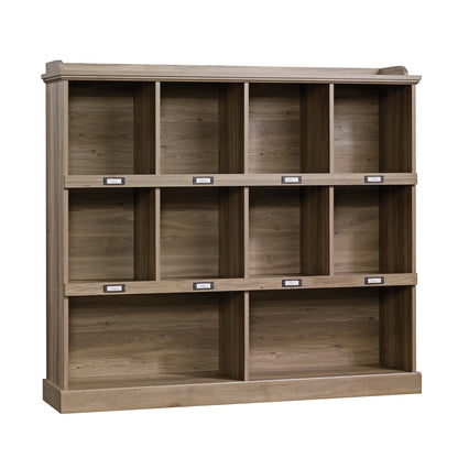 Barrister Lane 10-Cube Bookcase, Iron Oak Finish