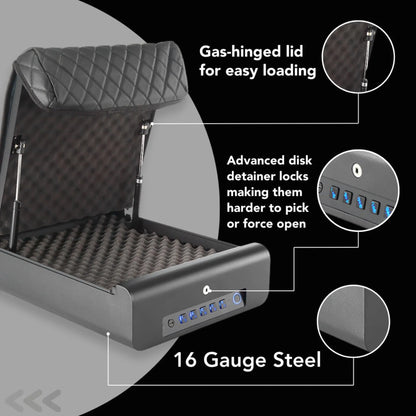 BoostedSafe Elite: Fingerprint, Key & Digital Combo