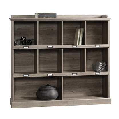 Barrister Lane 10-Cube Bookcase, Iron Oak Finish