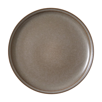 Banks Brown 12-Piece Stoneware Dinnerware Set, Service for 4